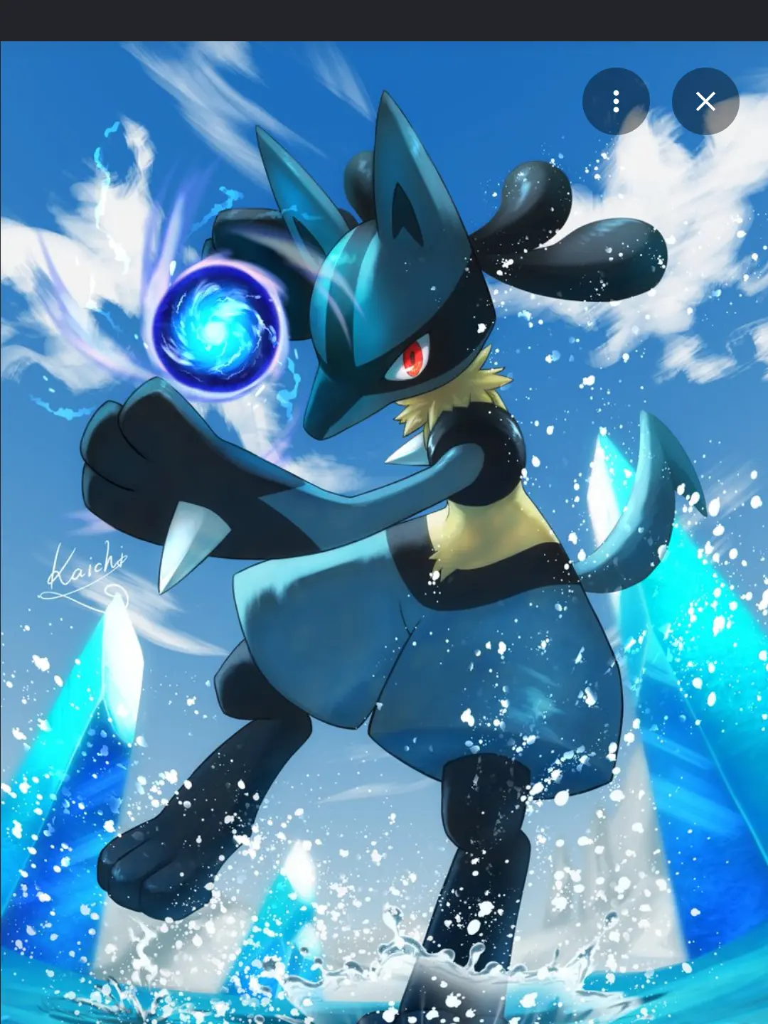 FreshRobe6495의 ルカリオＶｅｒだ〜！