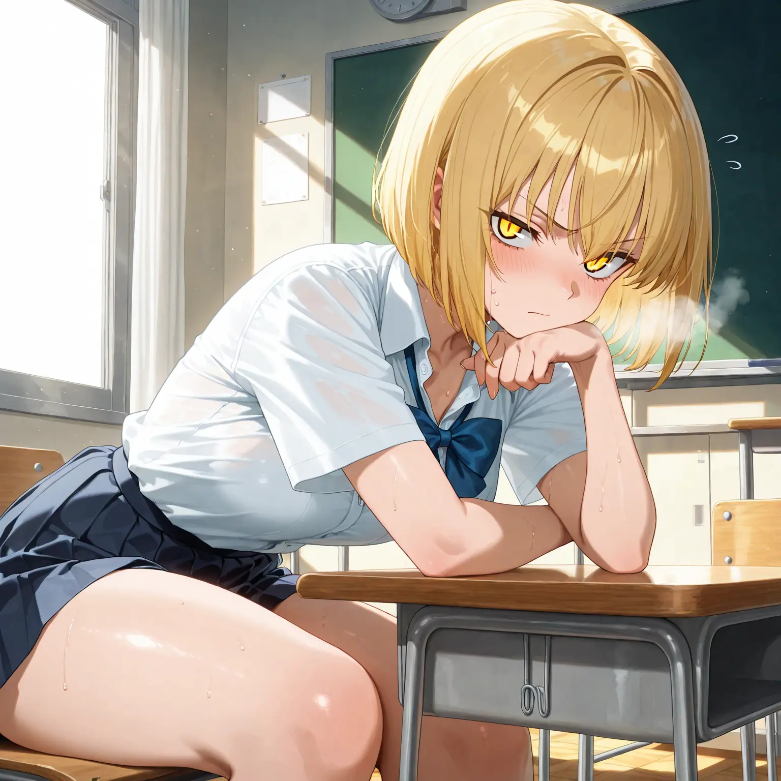 _bababa3739의 はぁ…この目つきのせいで友達できない…