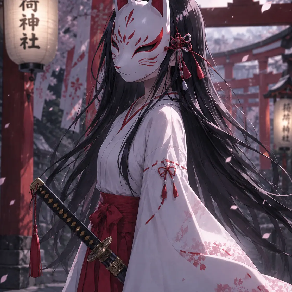 SYOURYU0421의 Fox Mask in the Wind