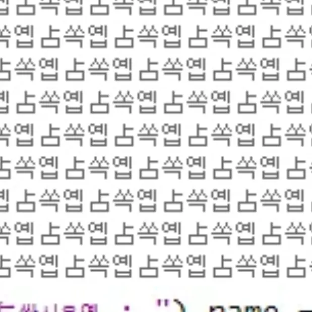 DeafShout6871의 문자깨짐