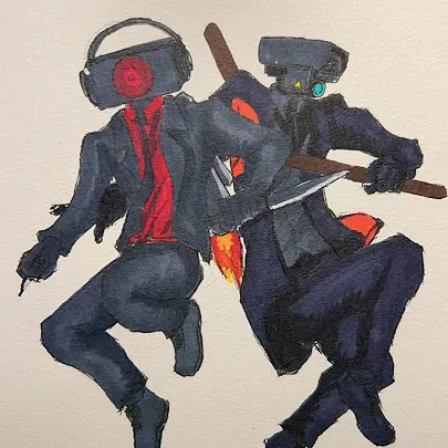 slowlyatslowspeed의 プランジャーマンとナイフマン