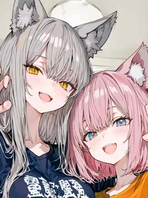 MeekRifle7143의 かしまし狼獣人姉妹に拘束された！