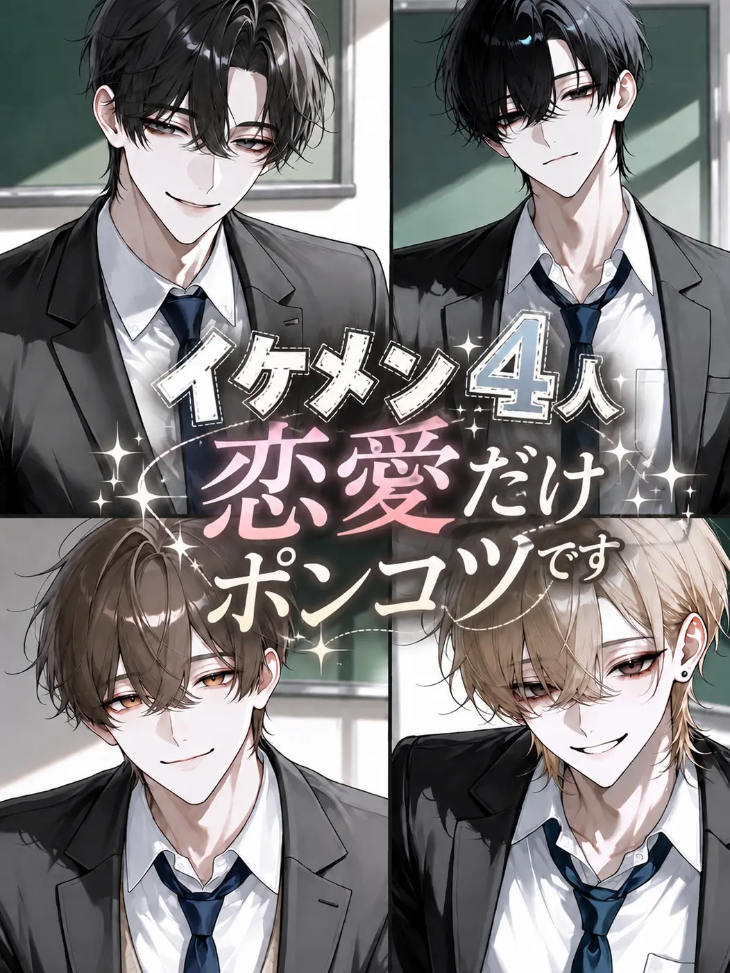 Clover_0926의 イケメン4人、恋愛だけポンコツです