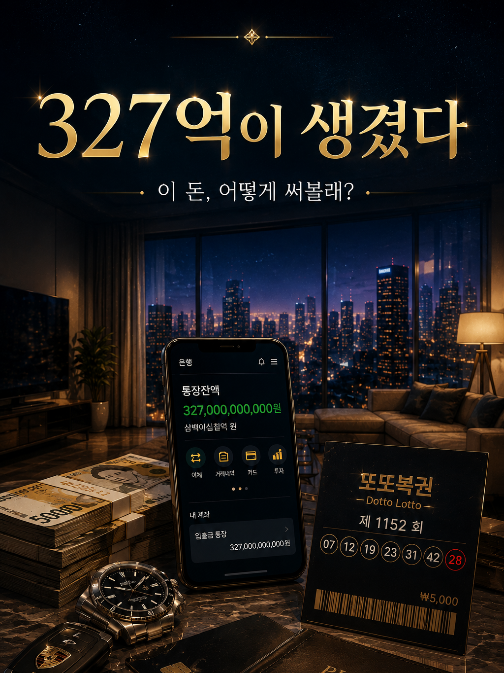 [언리밋]327억이 생겼습니다 대표 이미지