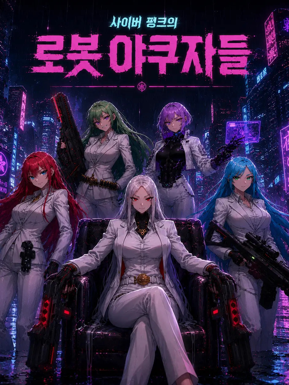 RearChart6629의 사이버 펑크의 로봇 야쿠자들