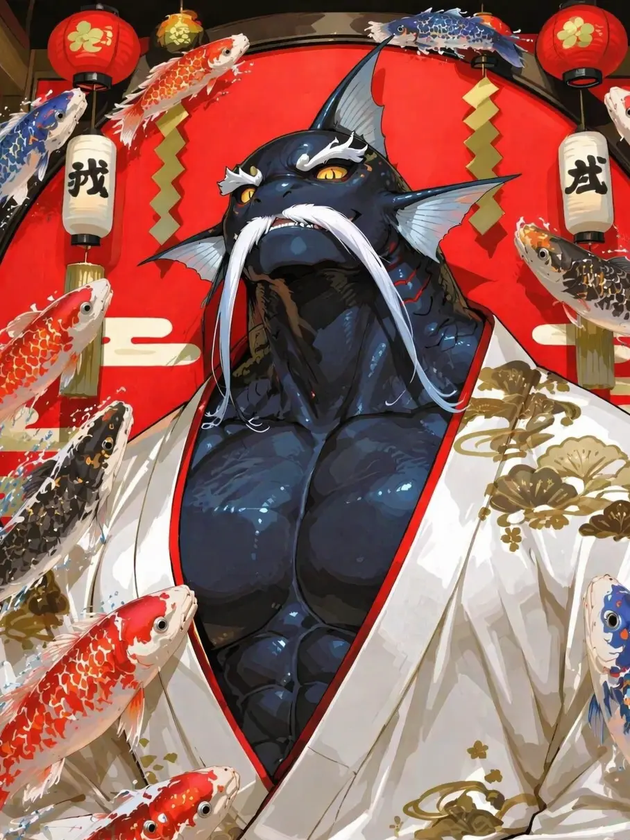 Kk-2024의 跳ねる鯉は滝を昇らず