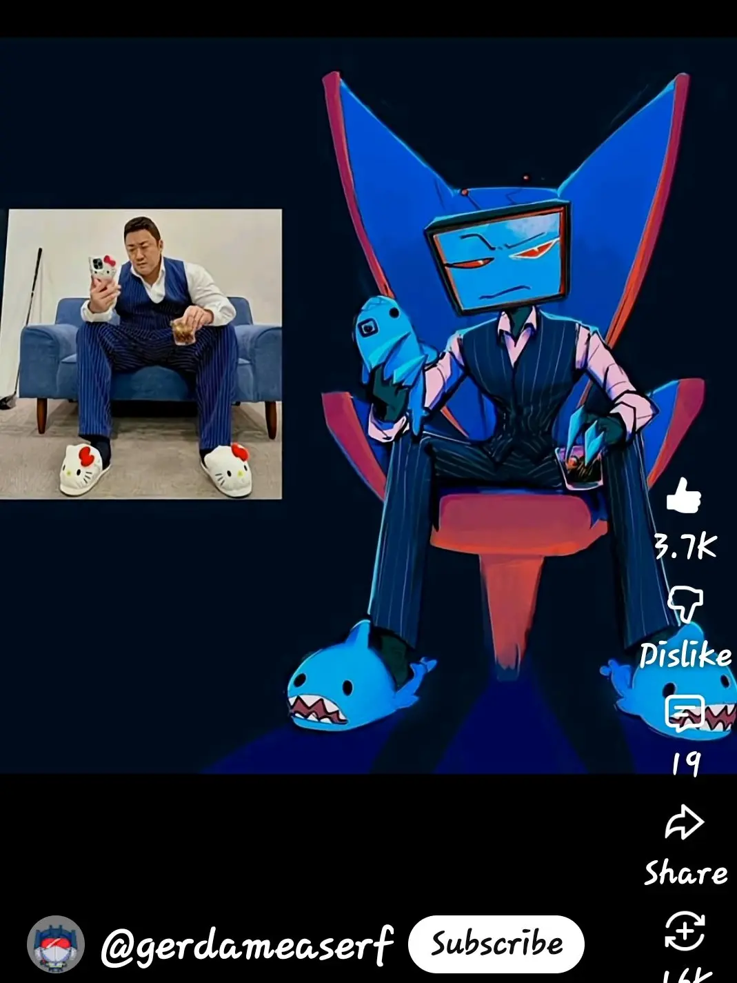 Alastor_simp1929의 Triangle of love with V and Al