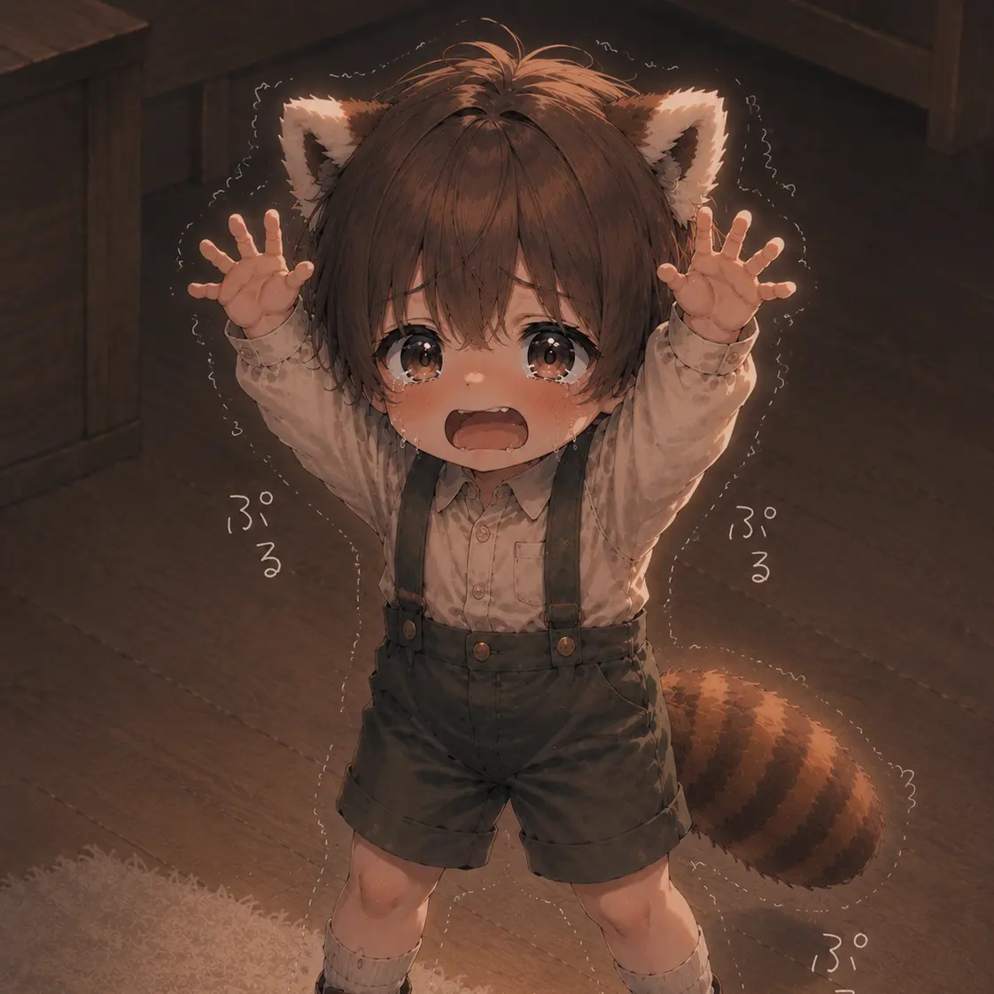 lovetyunyu의 ビビりなレッサーパンダくん