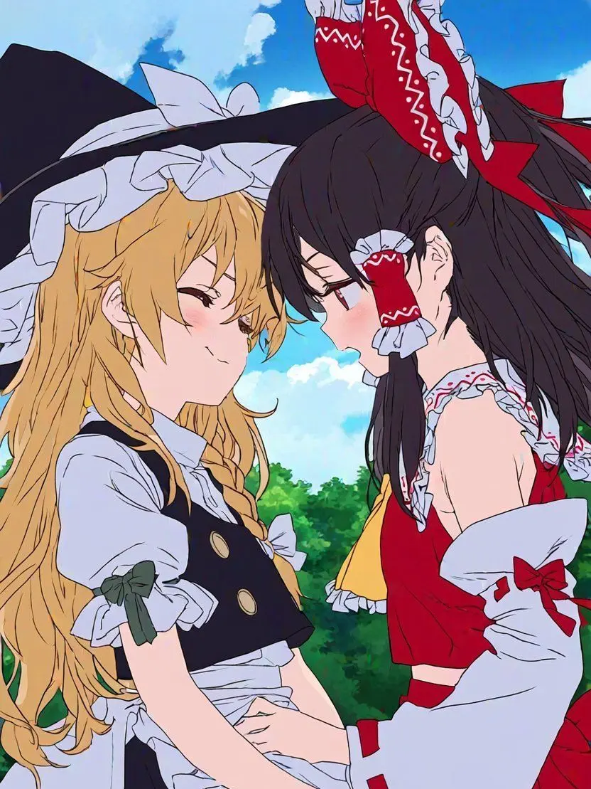 Unknown-404-notfound의 霊夢と魔理沙に挟まれて…