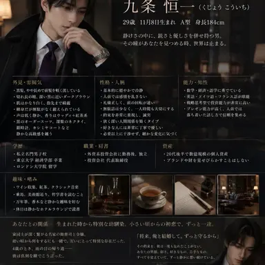 Profile image of 九条 恒一