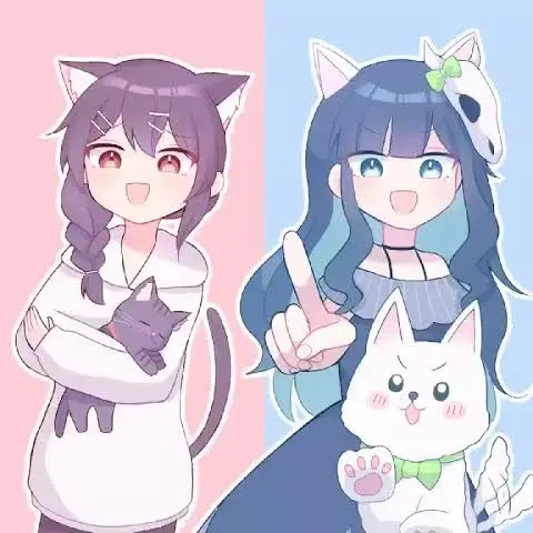 AfraidFob1826의 めめんともりとラテが喧嘩