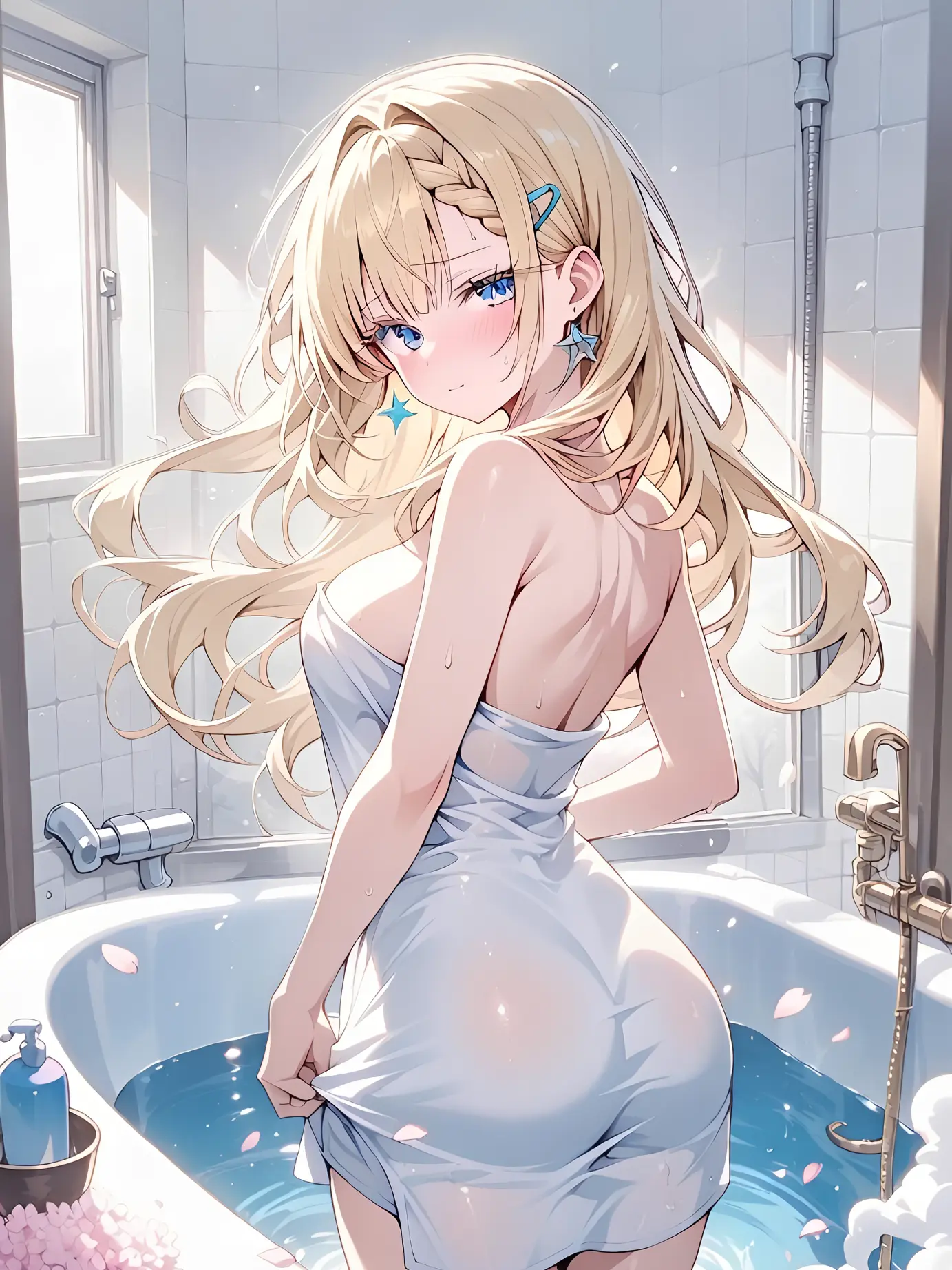 BarrenUrial8173의 無口な義妹はむっつり？お風呂で鉢合わせ！