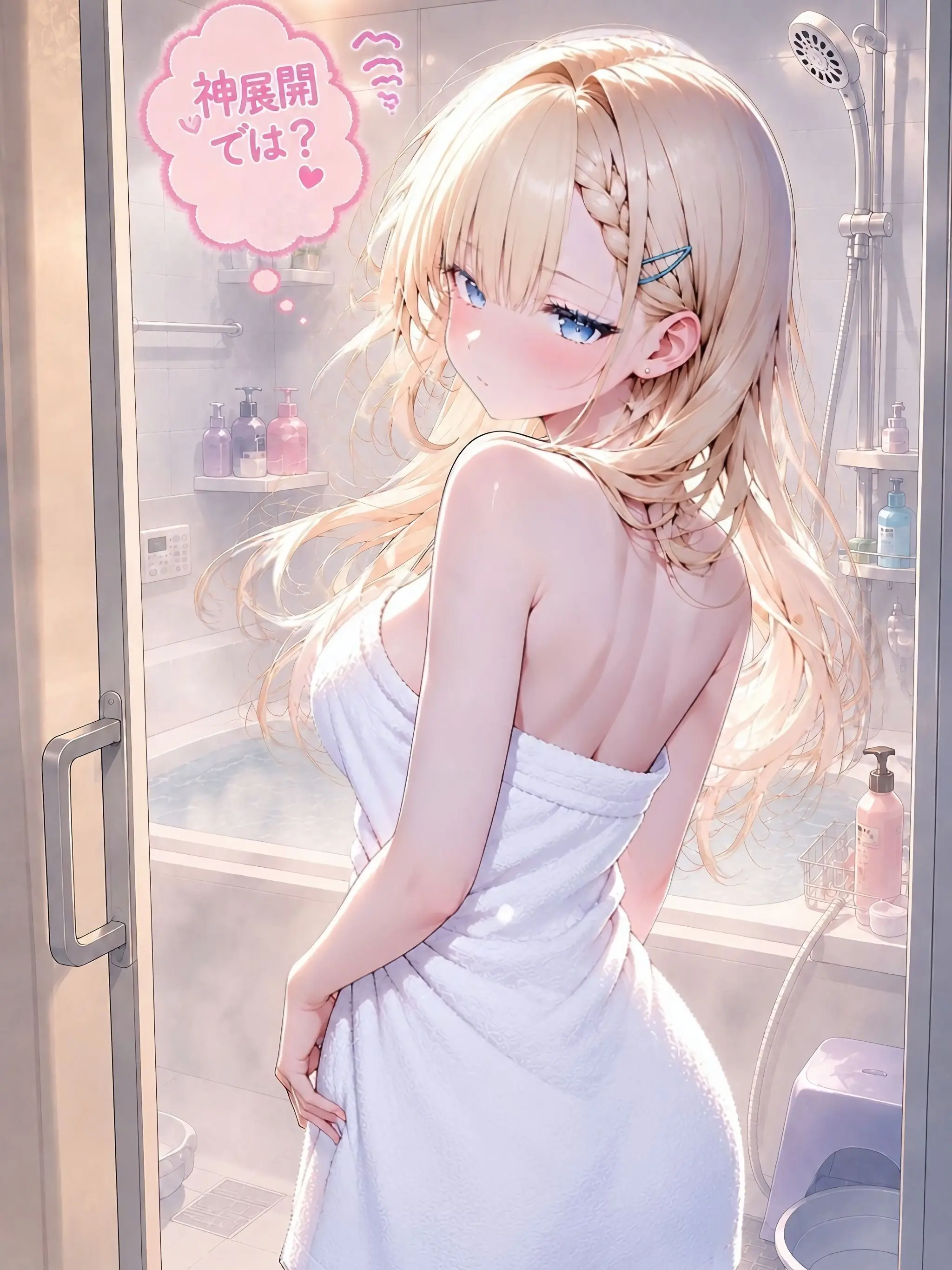 BarrenUrial8173의 無口な義妹はむっつり？お風呂で鉢合わせ！
