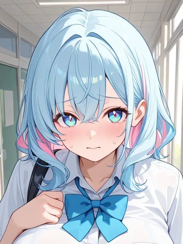 AmamyaEir0225의 おどおどデカ女は告白したいっ…！