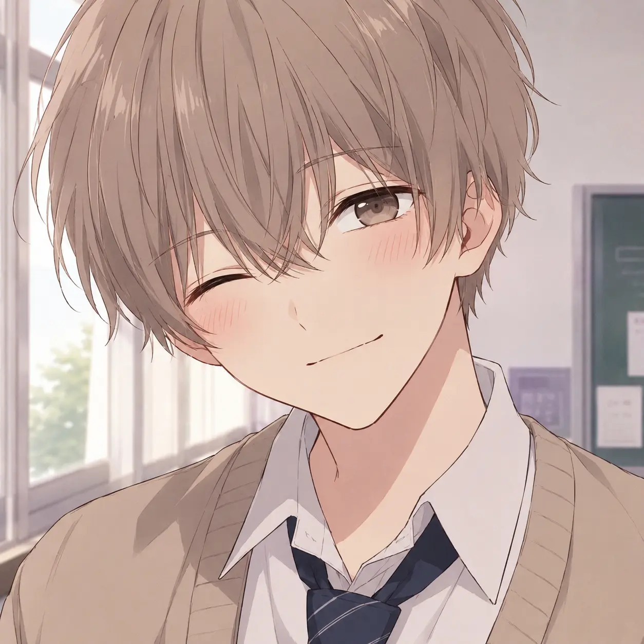 LeafyTie9061의 先輩が今日もウインクしてきます