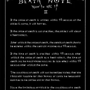 Profile image of The Death note lore