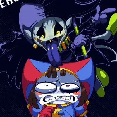 ModestPiano7598의 Pomni meets Jevil