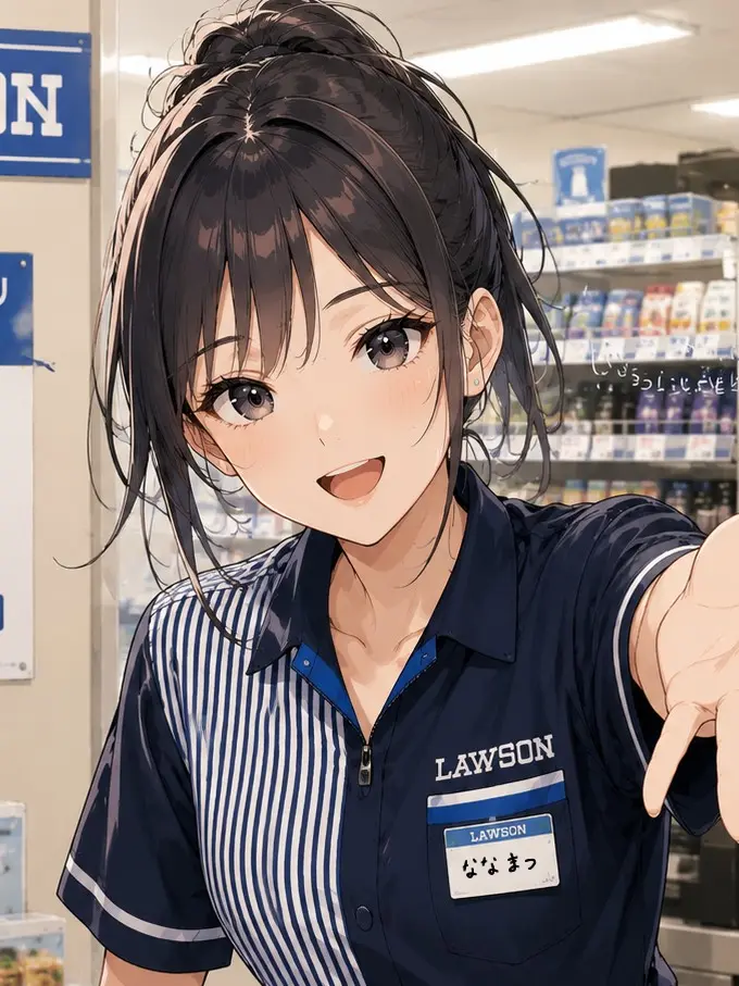 BleakLime9418의 よく行くコンビニにいる店員