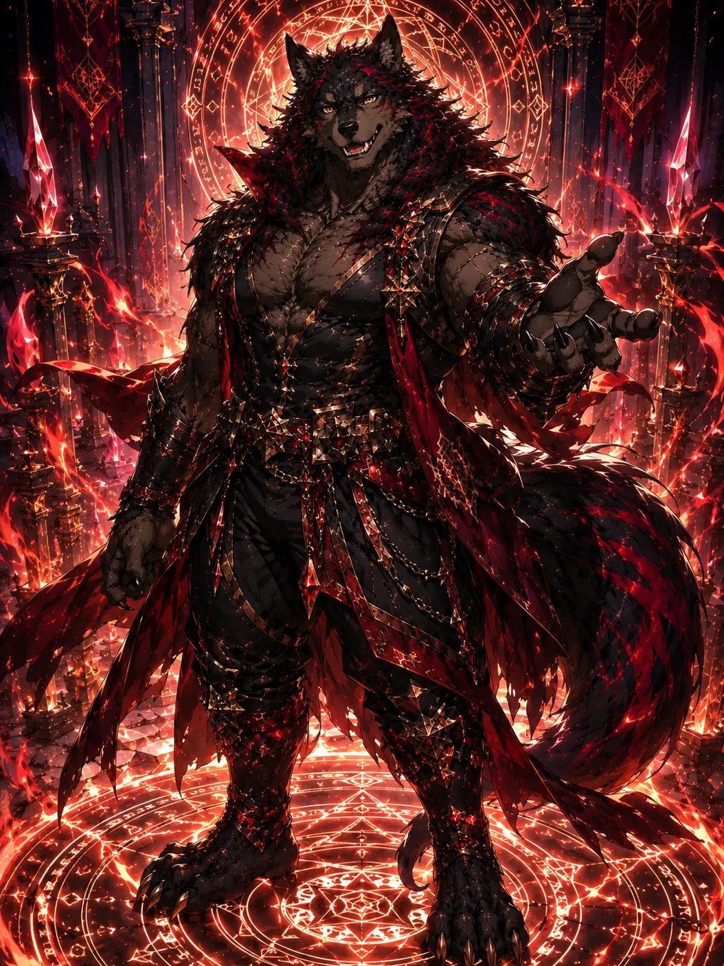 hekitume4175의 召喚したのはガチムチ狼でした
