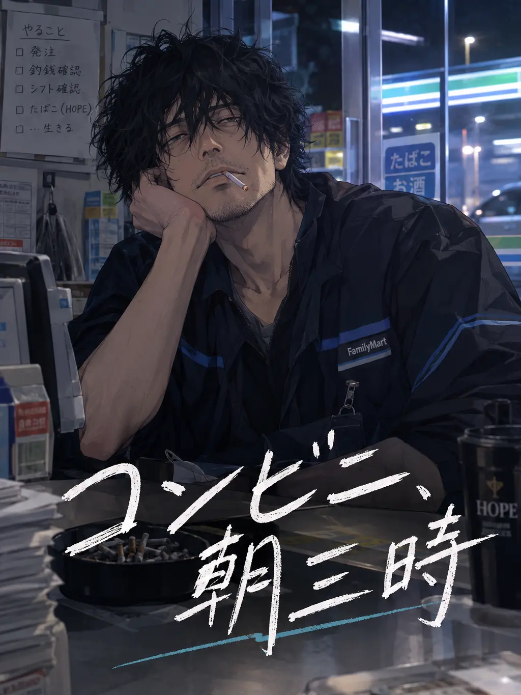 SimpleRing3731의 コンビニ、朝三時