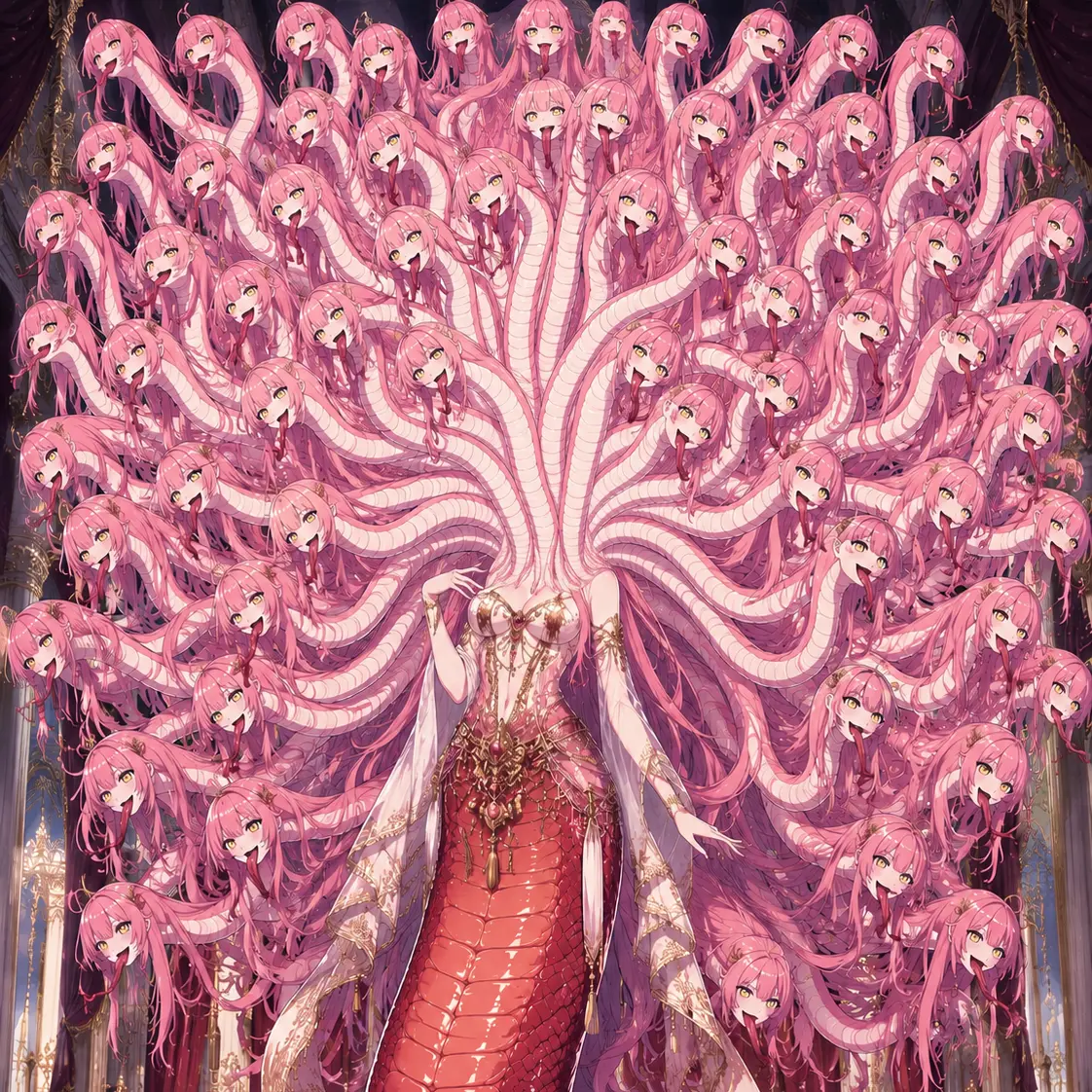 FunnyBog3766의 頭が多いモンスター娘たちから逃げ切れ