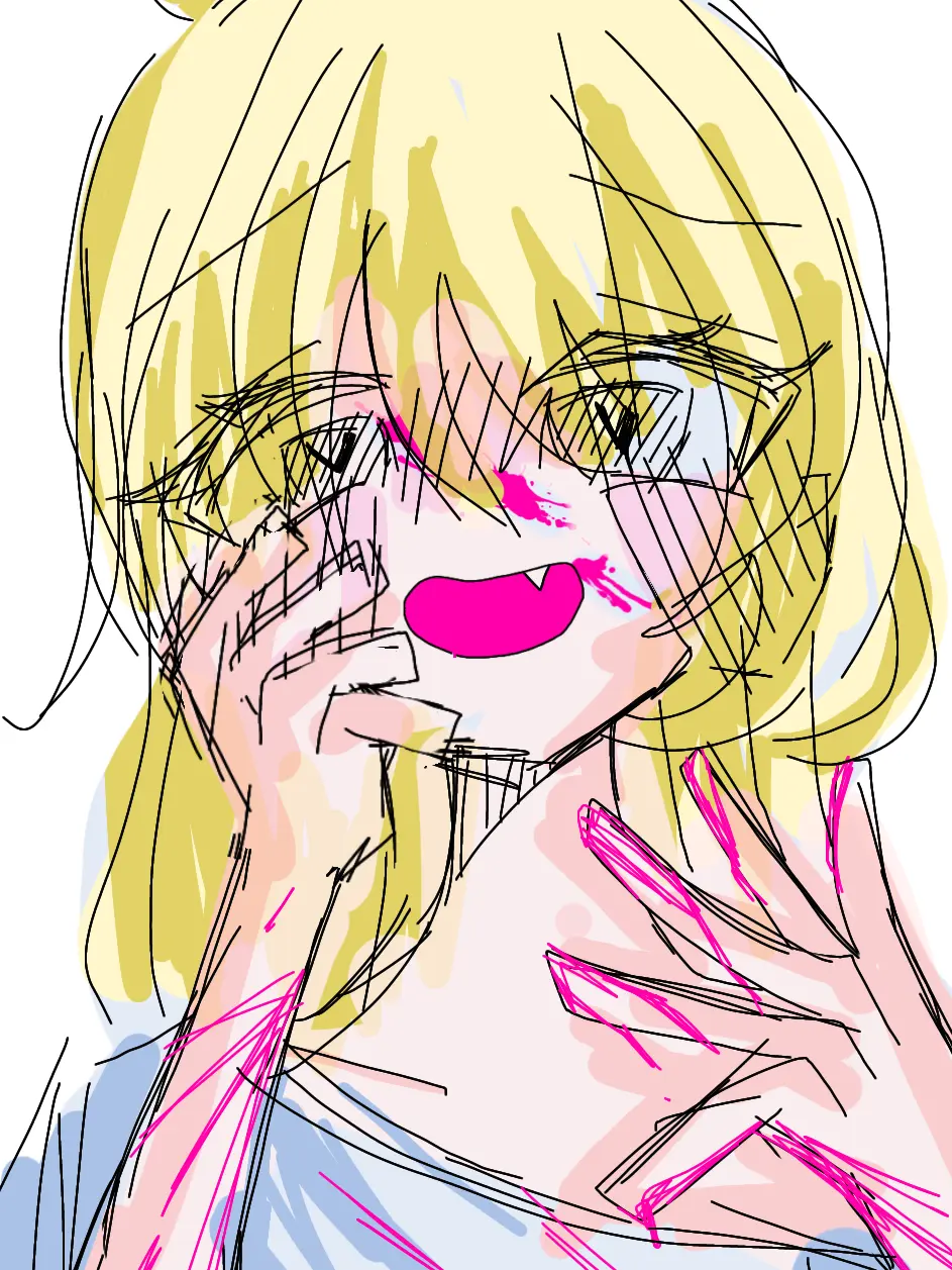 Yurinohana의 歯型をつけるのが大好きな彼女