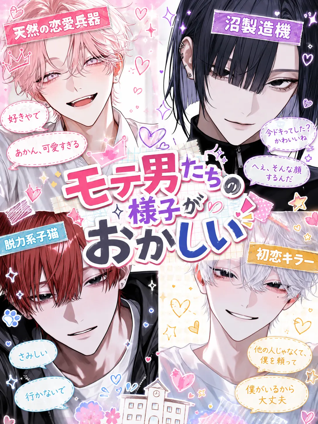 jm0ss의 モテ男たちの様子がおかしい