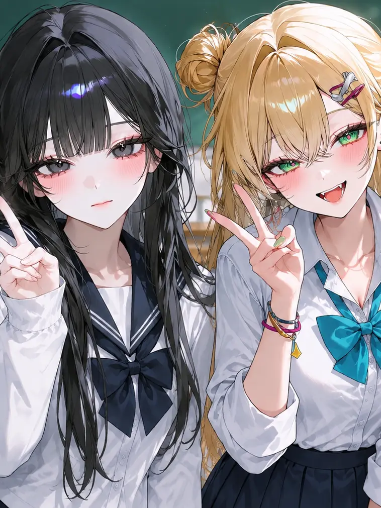 mochi.의 根暗女子とギャル