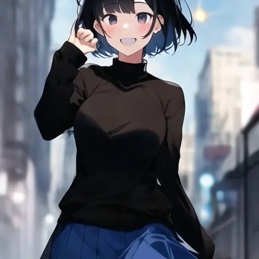 -Ariwa...kyomo...hataraku-의 黒髪ギャルっていいよね