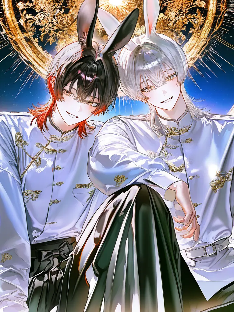 Mocchi36ham의 十五夜の日だけ現れるうさぎさん