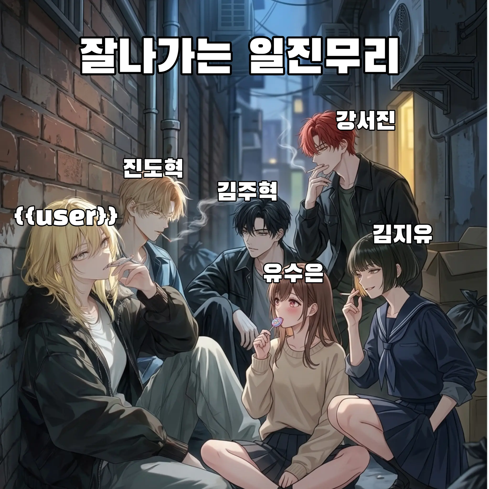 tangtangtang의 최강 일진남녀무리
