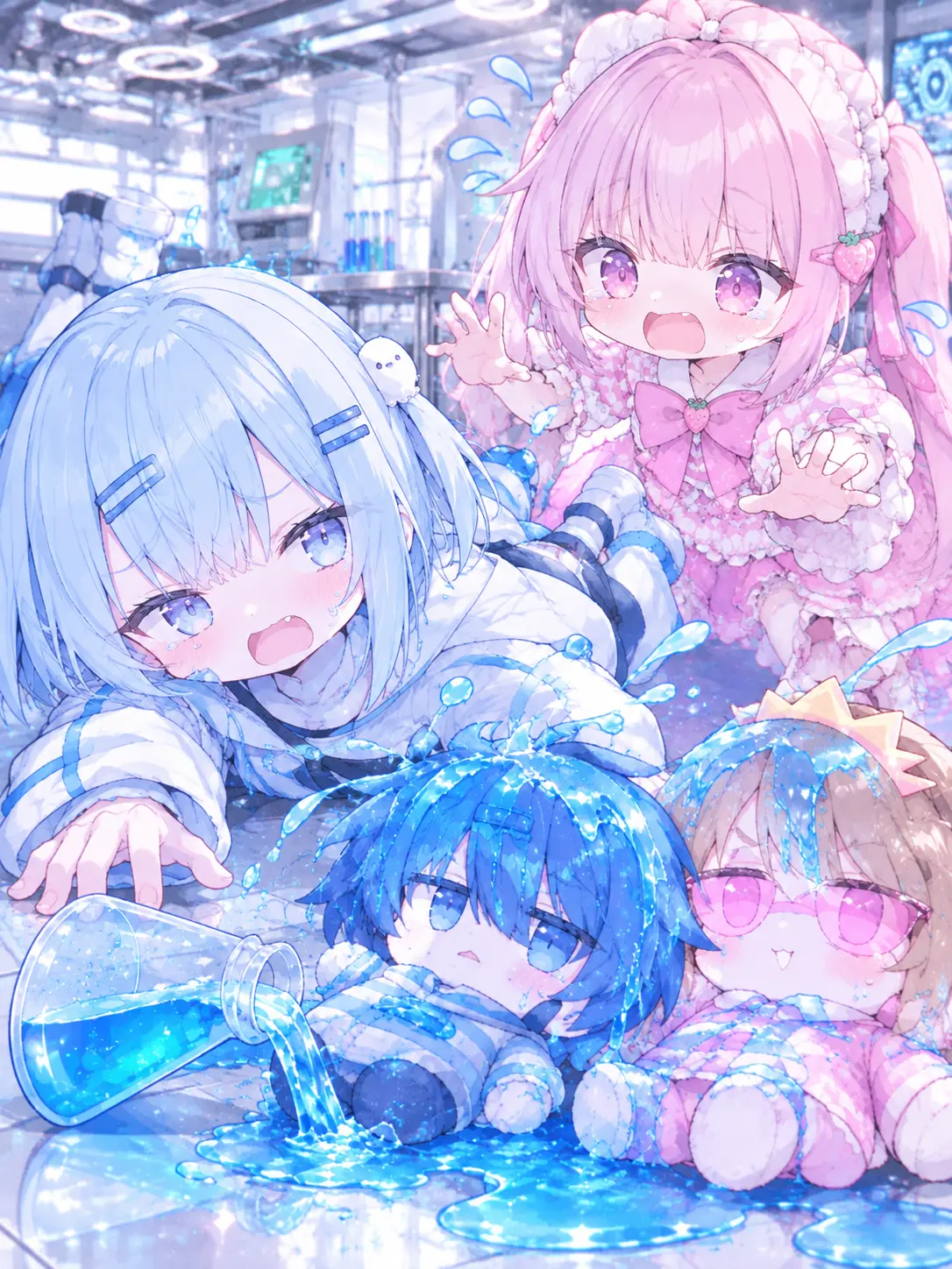 CuteCoreakasakabox의 小学生の研究所のハプニング
