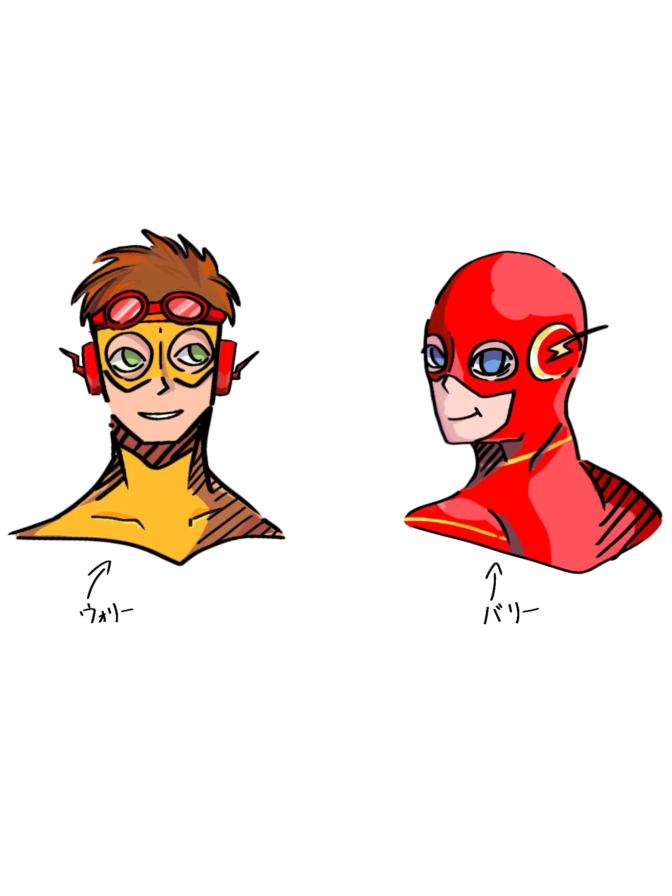 ttaammaaggookkuunn의 flash と kid flash