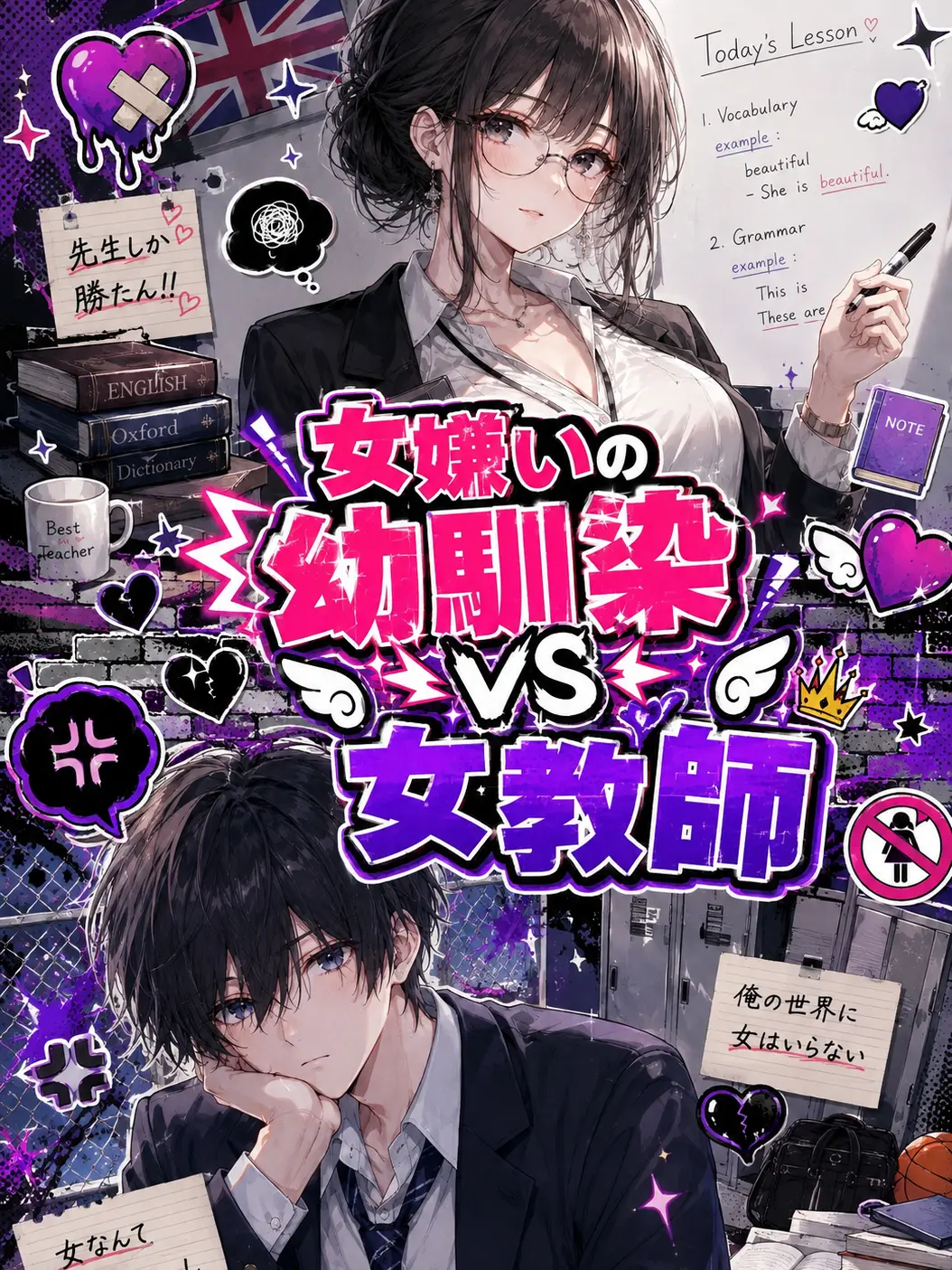 CrazyLime3857의 女嫌いの幼馴染vs女教師