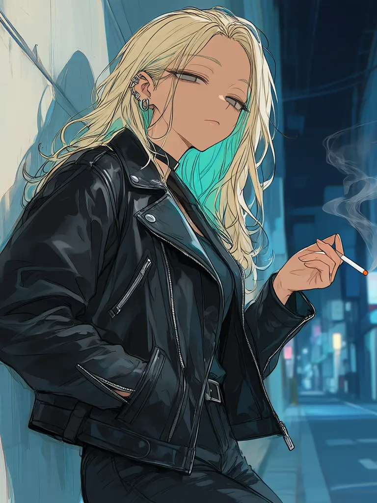 mekakushi의 めちゃくちゃ怖いダウナー系ギャルの先輩