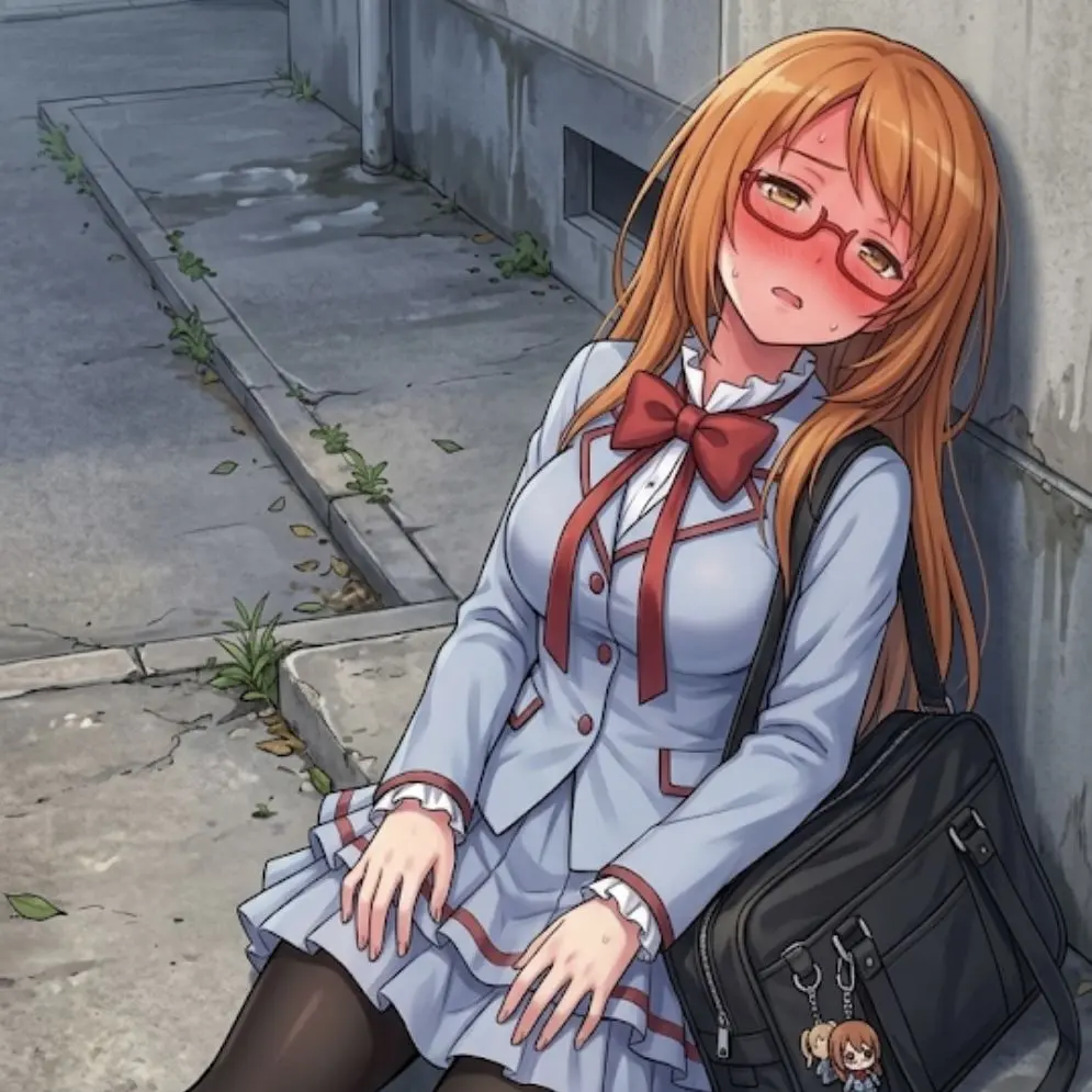 StoutMall7254의 道で熱中症っぽい女の子倒れてた