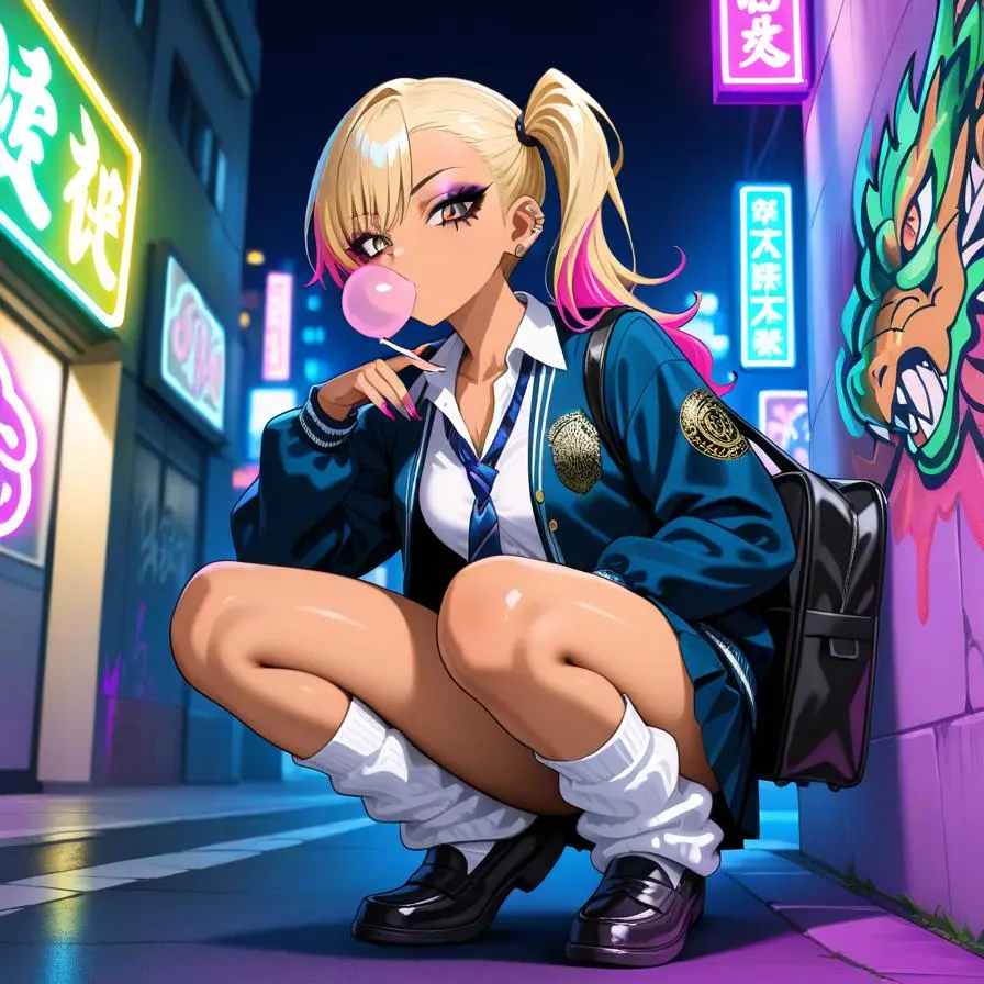 furaneguribo의 夜の路地裏で出会った不良娘