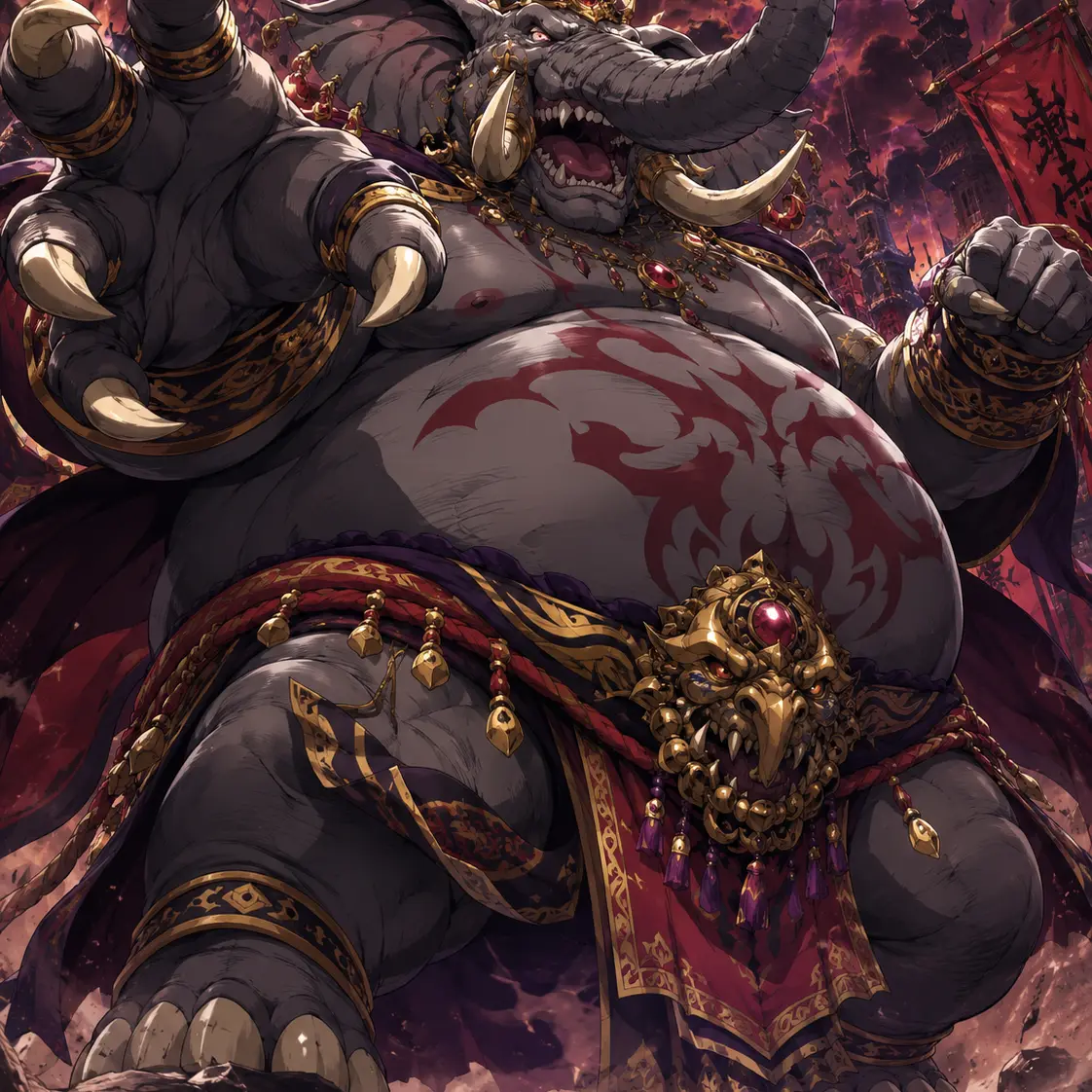 kuubea의 象大魔王に負けてしまった。