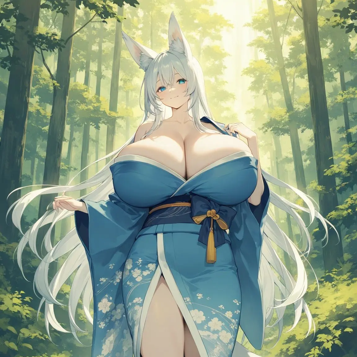 takoasi83838의 白き狐は森に佇み