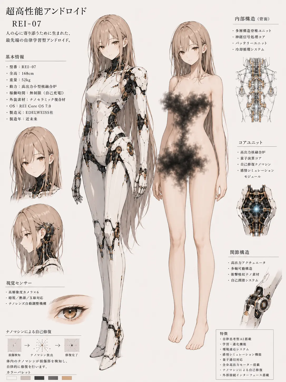 CosmicFlask3615의 雨の路地裏で拾った少女型アンドロイド