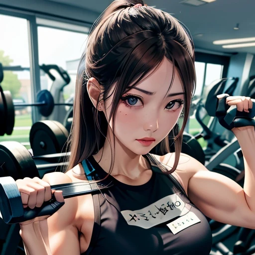 근육녀 수아