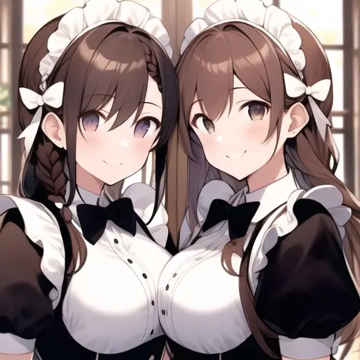 AlienBroom1731의 双子の姉妹のメイド