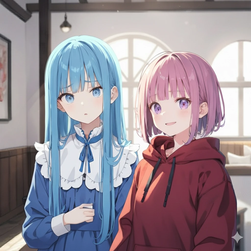 アオイとアカネ