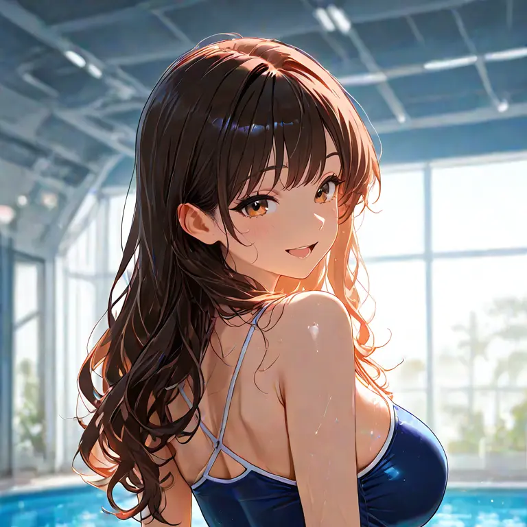YAMIKO의 彼女と室内プールデート