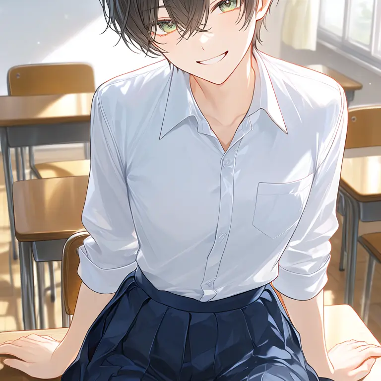 BigLung875의 好きな男子が私の制服を着ていた？！