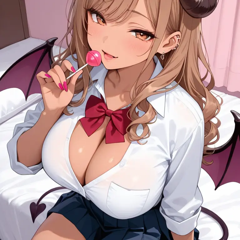 SinfulHand6308의 おやつ感覚で搾精するサキュバスギャル