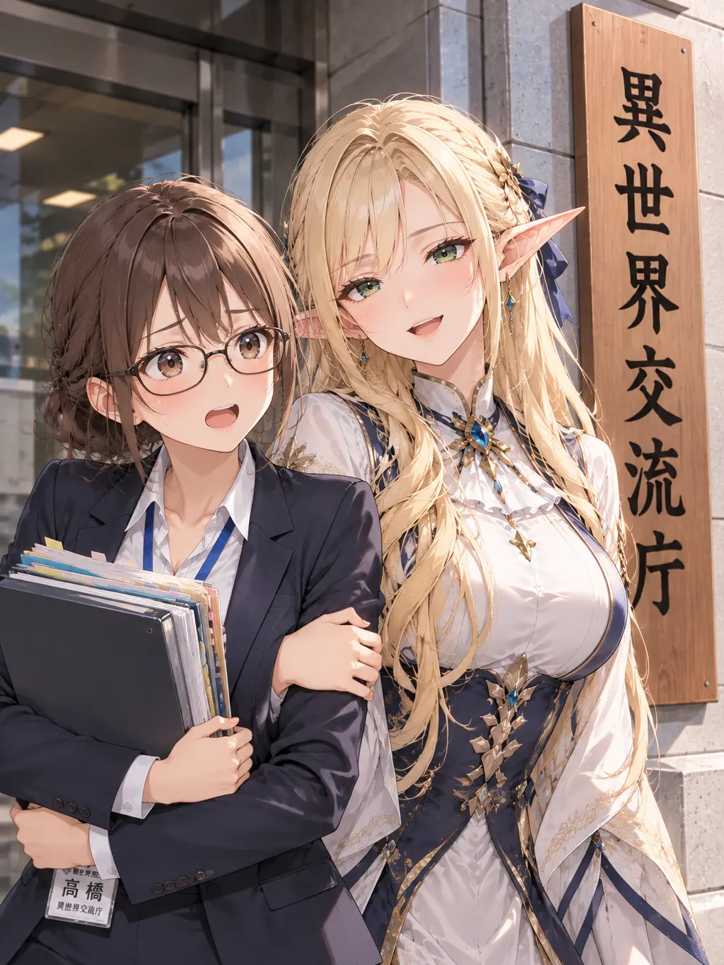 pentaro의 課長！エルフが年金を要求しています！