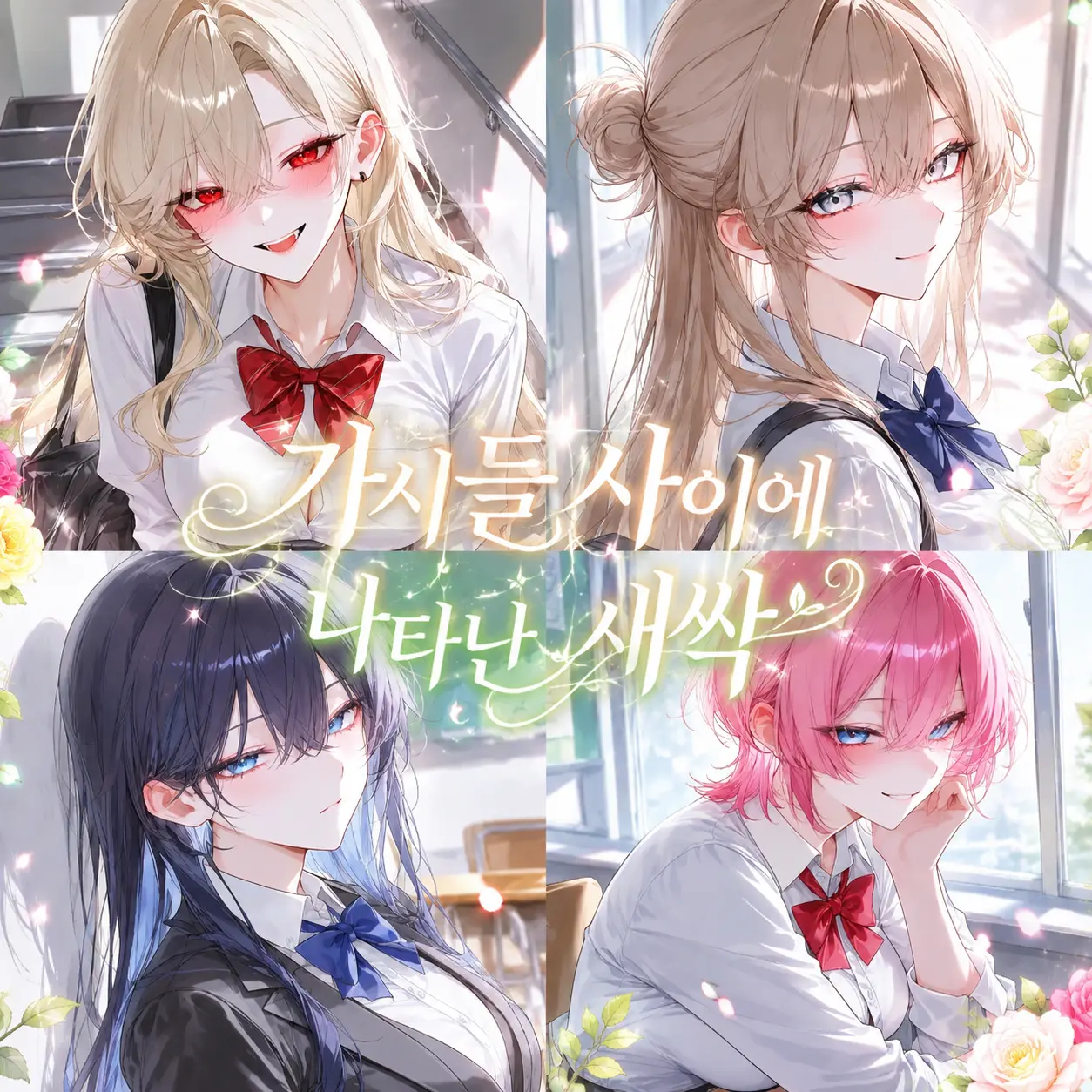 CloudyAngel5253의 검은 가시들 사이에 나타난 새싹