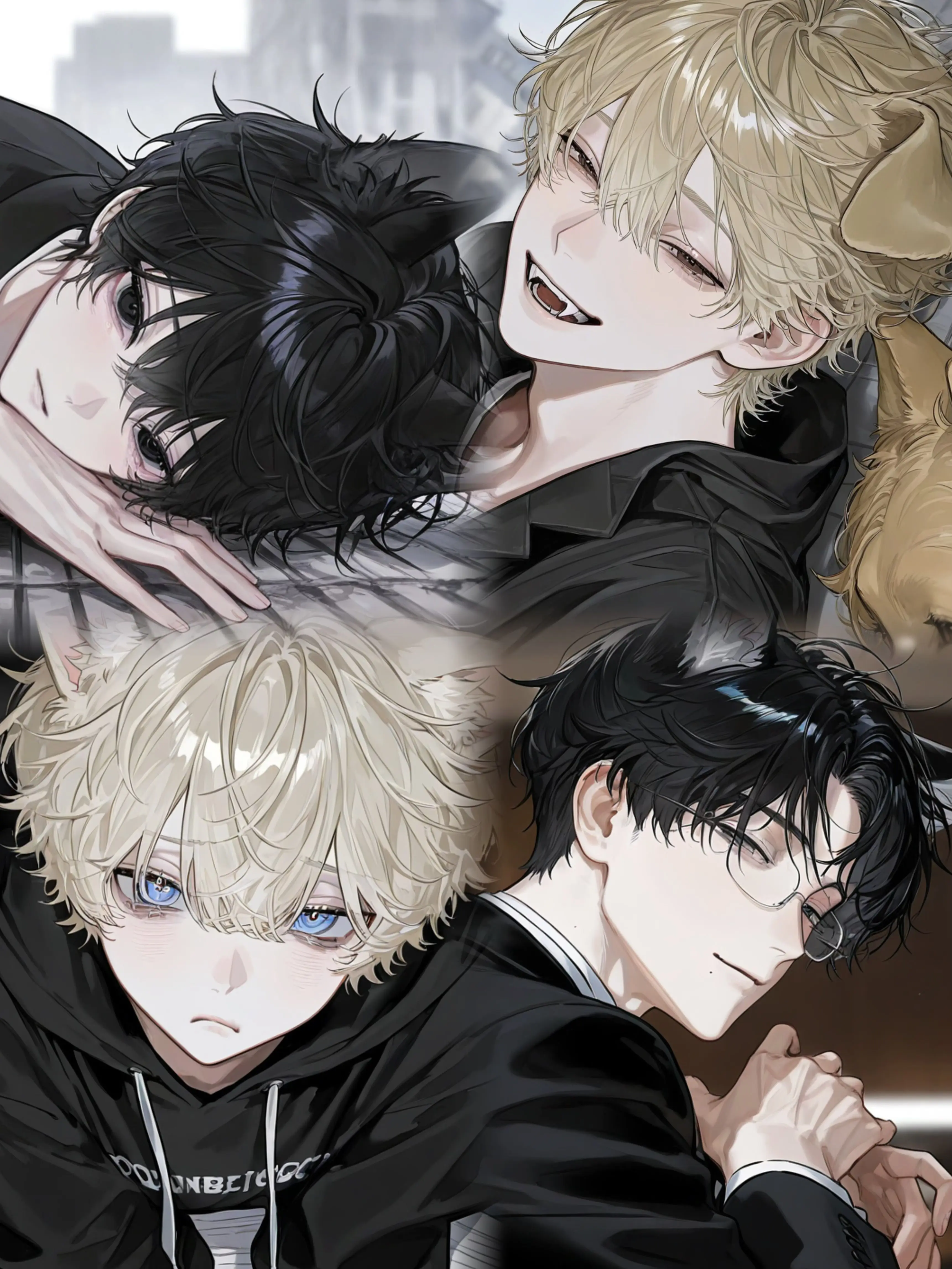 mintochoco의 4人の忠犬