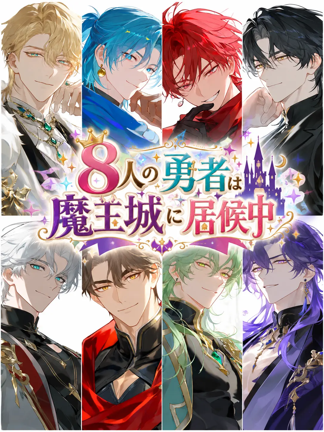 amimimi0009의 8人の勇者は魔王城に居候中